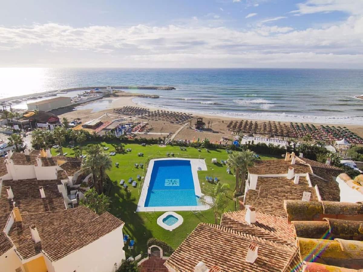 Espectacular Hogar En La Playa Marbella Apartment Bagian luar foto